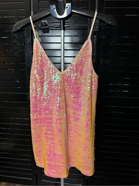 buddy love pink sequin dress Taya Sequin Short Dress Blush from Buddy Love